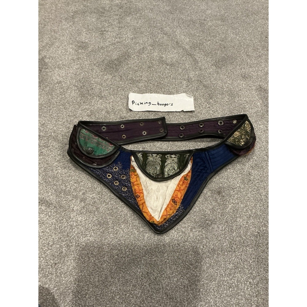 Three Pocket Sari Triangle Indian Silk Belt